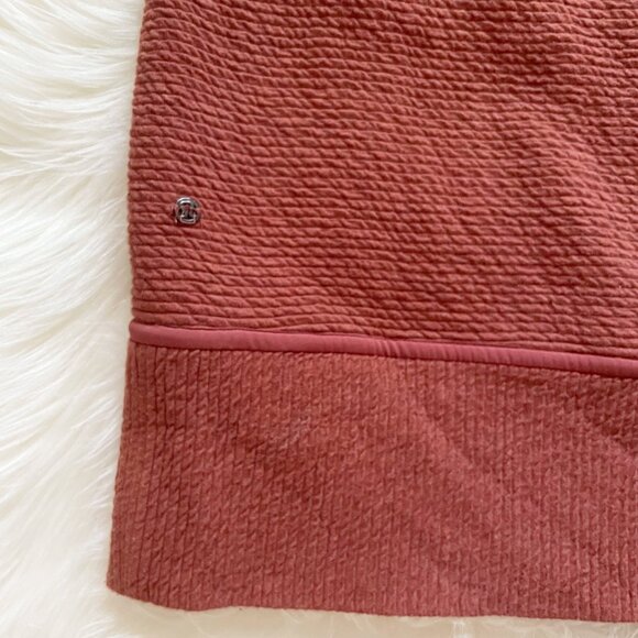 Lululemon Heathered Rustic Clay On Repeat Turtleneck Long Sleeve Dress - Picture 6 of 7